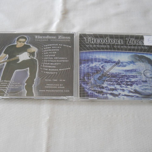 Theodore Ziras Virtual Virtuosity CD new, metal