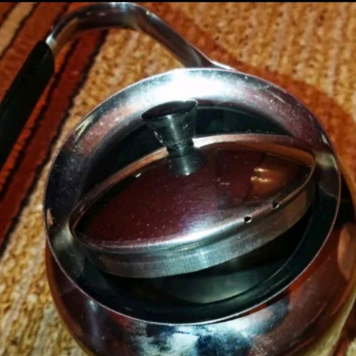 Swedish kettle used, stainless steel, 1.5 liters