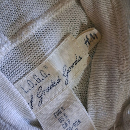 Spring sweatshirt H&M like new, men's, white and blue, size S