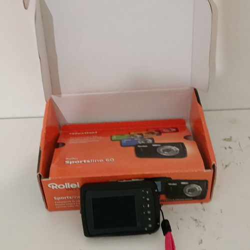 Rollei Sportline60 camera like new with batteries and accessories