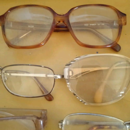 Eyeglasses used, pack of 5 pairs