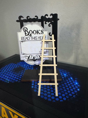 Decor library like new for tracking books read