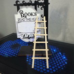 Decor library like new for tracking books read