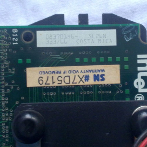 Επεξεργαστής Intel Celeron SL2WN 333MHz 66 Slot 1 μεταχειρισμένος