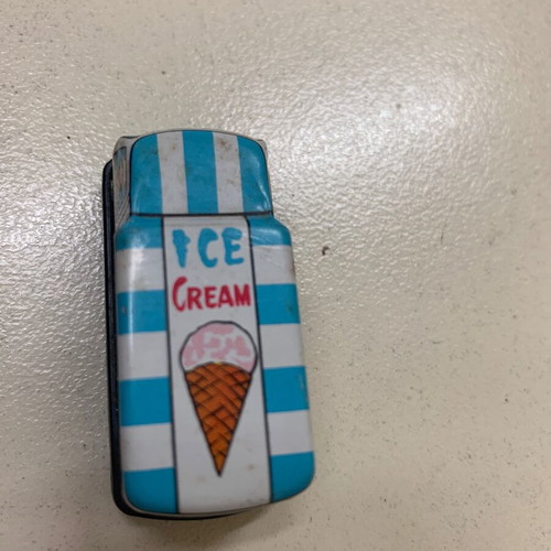 Tsigkino ice cream truck miniature made in Japan used, 70s