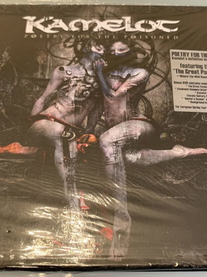 Kamelot Poetry for the Poisoned CD Album 2010 like new, limited digipack
