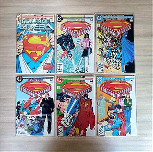 Superman the Man of Steel 1-6 COMPLETE MINISERIES SET DC COMICS 1986