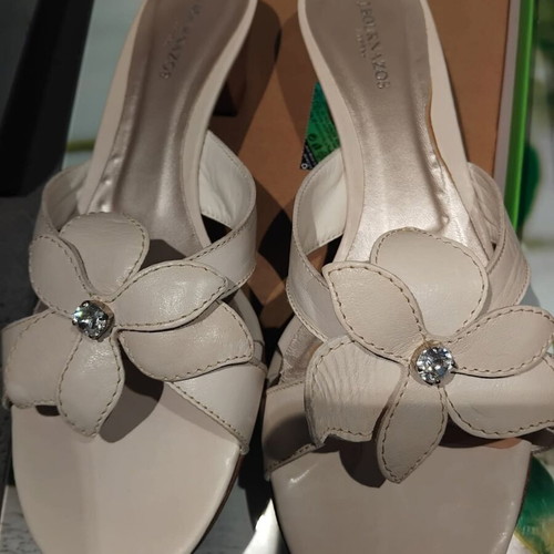 Bournazos sandals like new, beige, size 40