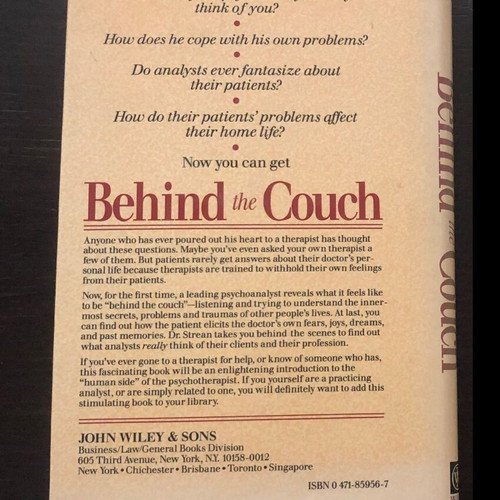 Behind the Couch: Revelations of a Psychoanalyst and The Hour of Fifty Minutes by Robert Lindner