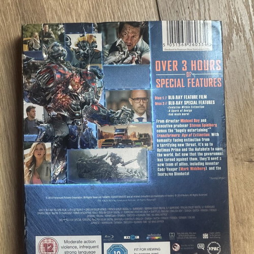 Transformers Age of Extinction Blu-Ray used with English subs