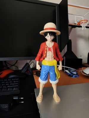 Monkey D.Luffy 3D print in PLA, 27 cm size