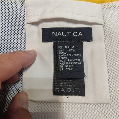 Nautica men's swim shorts like new, size 32, blue
