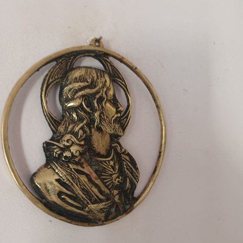 Bronze Bust of Jesus 14 cm used
