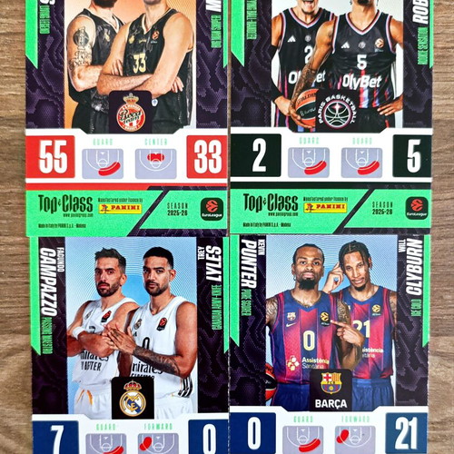 Panini Top Class Euroleague card bundle Magic Mix new