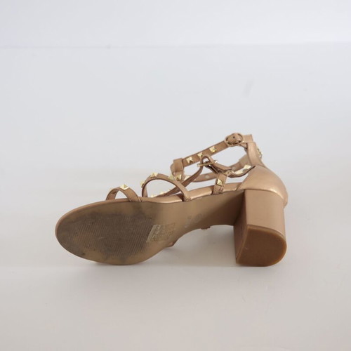 Exe women's sandal size 39, brown and gold