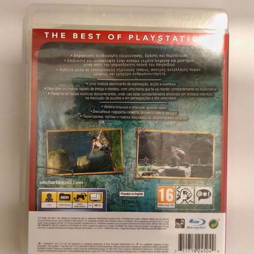 Uncharted Drake's Fortune PlayStation 3 game like new
