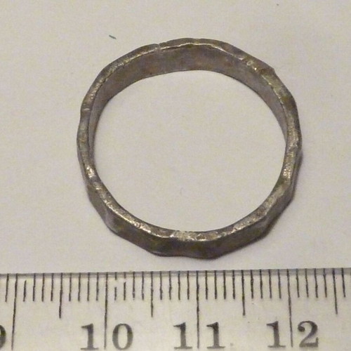 Antique Revival Silver Ring Large Size 23mm Used