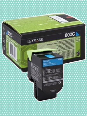 Lexmark Cyan 802C Toner genuine new