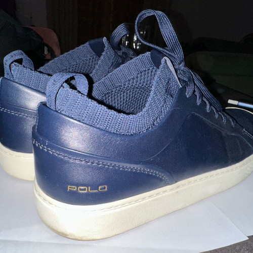 Polo Ralph Lauren men's shoes dark blue like new, size 45