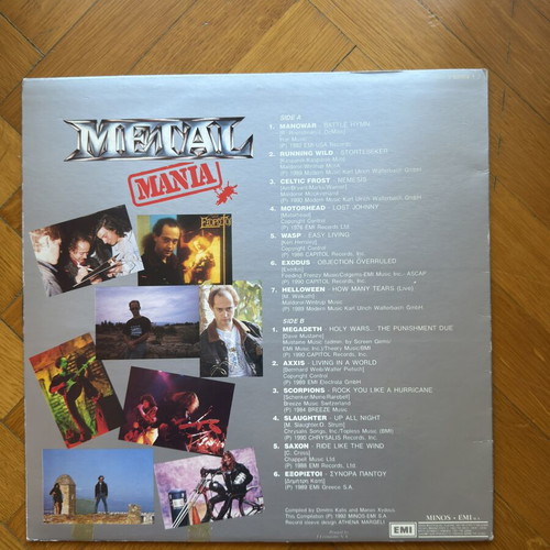 Metal Mania LP, metal collection