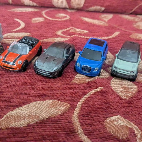 Hot Wheels, Matchbox and Majorette toy cars used 1:64 scale set