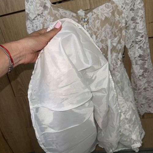 Birthday white dress absolutely new, size S