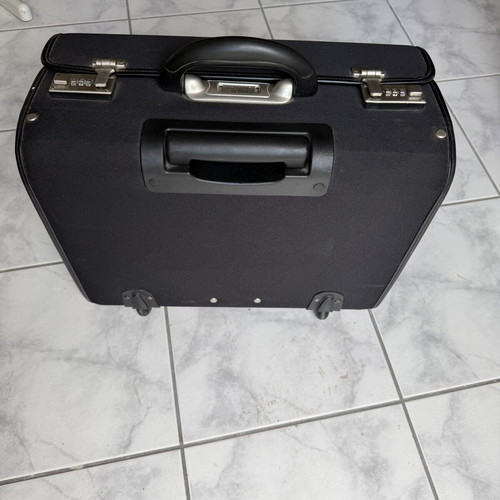 Gabol black professional trolley bag like new