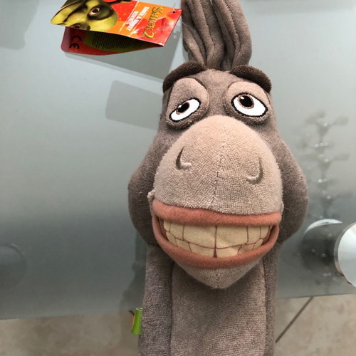 Donkey wash mitt from Shrek new with tag