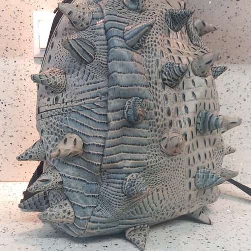 MadPax Backpack Dragon Design Like New Gray