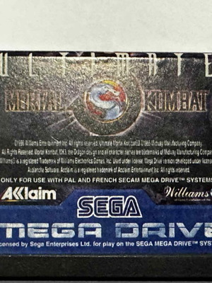 SEGA Megadrive Game Ultimate Mortal Kombat 3 used
