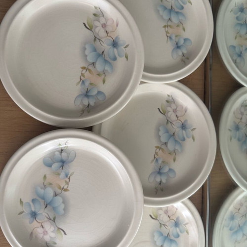 Vintage pasta plates with beautiful design like new