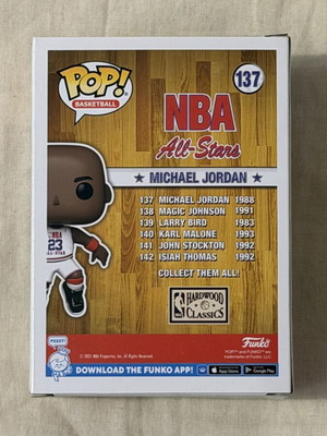 Michael Jordan NBA All-Star Game 1988 Funko Pop #137