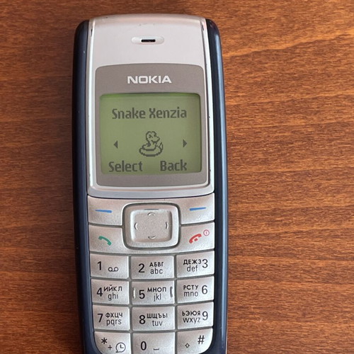 Nokia 1110i phone used, with charger and good battery