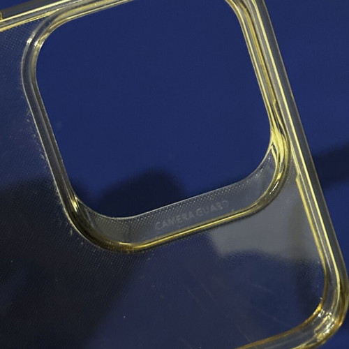 Transparent silicone case for iPhone 15 Pro Max