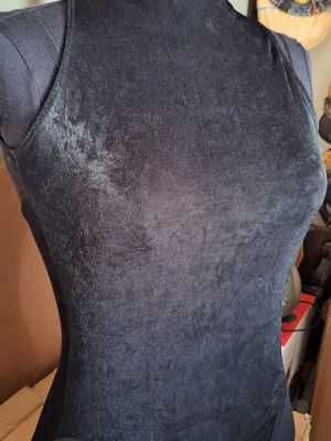 Vintage 80s Black Body Size S used