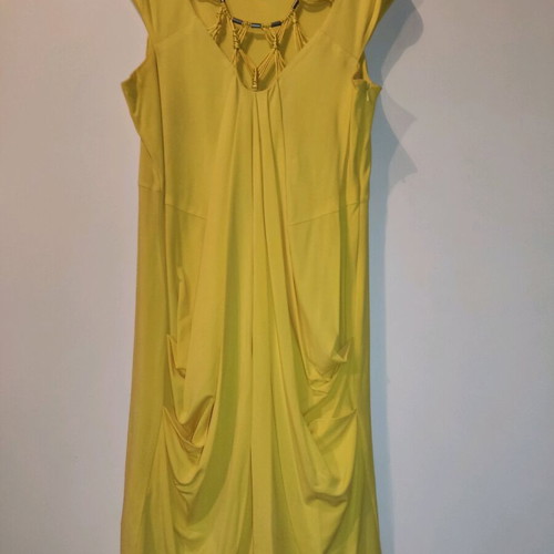 Karen Millen dress like new, yellow, size L