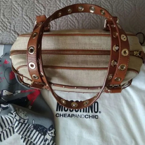 Moschino Cheap and Chic women's handbag like new, canvas and leather