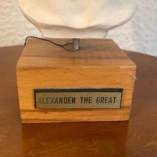 Alexander the Great decorative head used