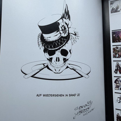 Black Butler Artworks 1 manga like new, German edition by Yana Toboso
