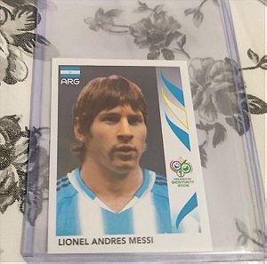 Messi stickers Panini World Cup