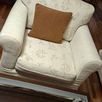 Sofa set like new, 1 three-seater and 2 single sofas