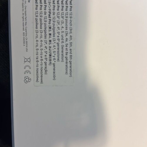 Apple Magic Keyboard 12.9 like new