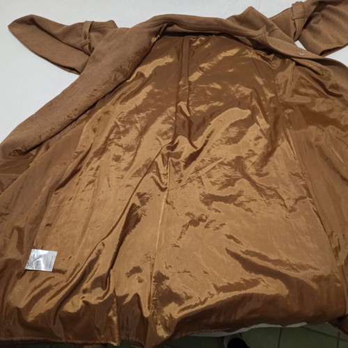 Vintage long coat brown like new, size 44 (L/XL)