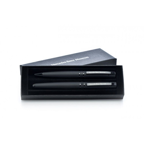 Mercedes Benz pen and roller set new, black metal