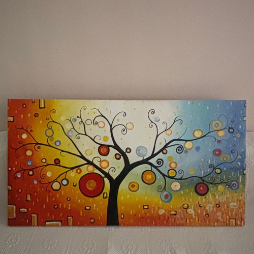 Painting like new, dimensions 0.65x1.20