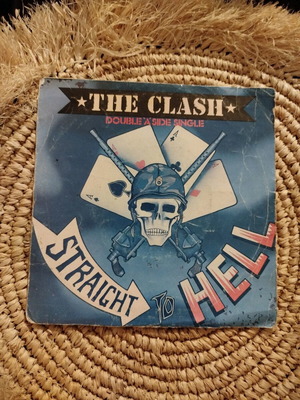 The Clash 45 RPM record used, 7-inch rock single