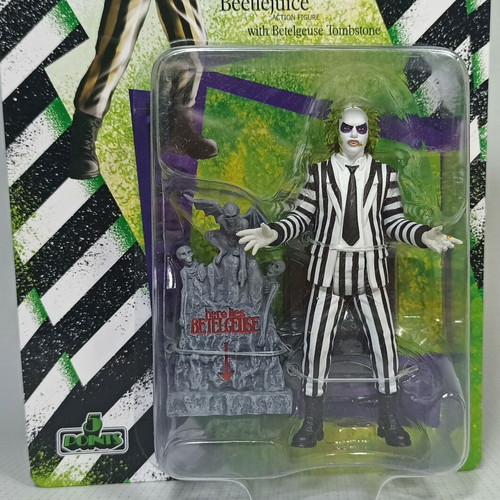 Beetlejuice 5 Points 3.75" action figure new, striped suit