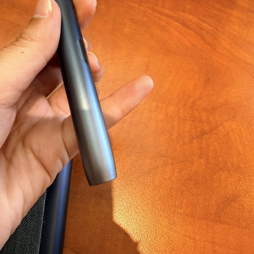IQOS ILUMA i PRIME used, blue gray with charging case