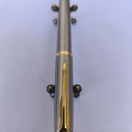 Parker IM Core Brushed Metal GT pen used