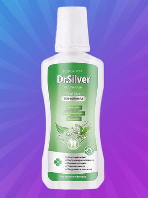 Dr. Silver Mouthwash new 250 ml with gel formula and silver ions